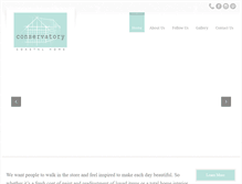 Tablet Screenshot of conservatorycoastalhome.com